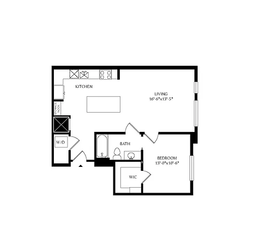 Floor plan 1C