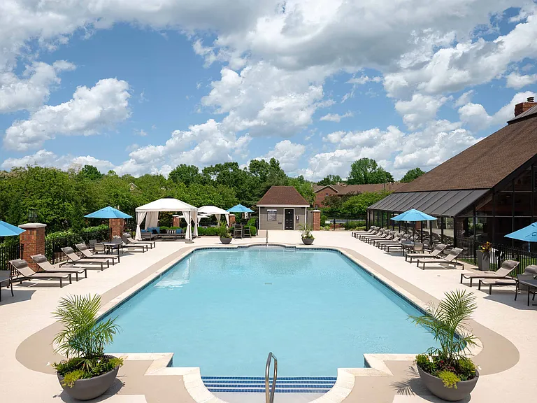Resort-style pool and expansive sundeck