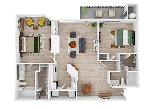 Floor plan B3