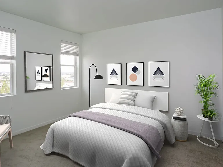 Carpeted Bedroom