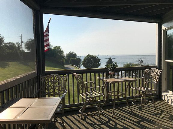 This large balcony has plenty of room to hold two balcony he