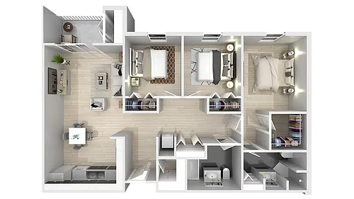 Floor plan 3BR60