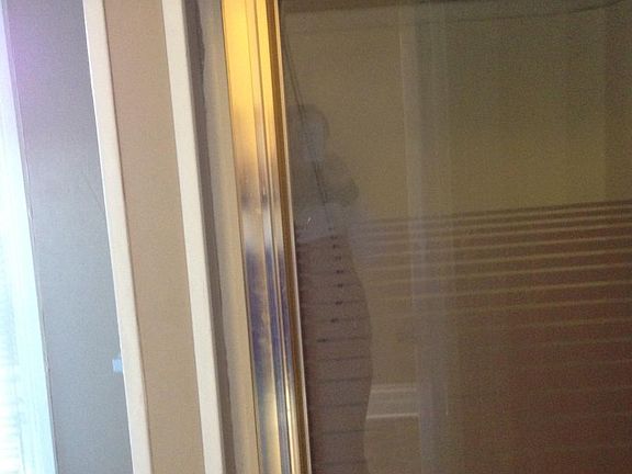 Shower in bathroom