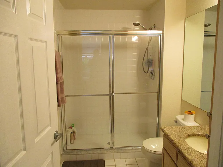 Master shower