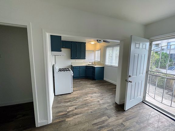 Kitchen, view from living room