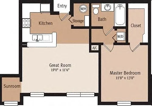 Floor plan The Cedar