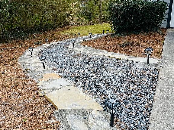 Walkway to Back Yard