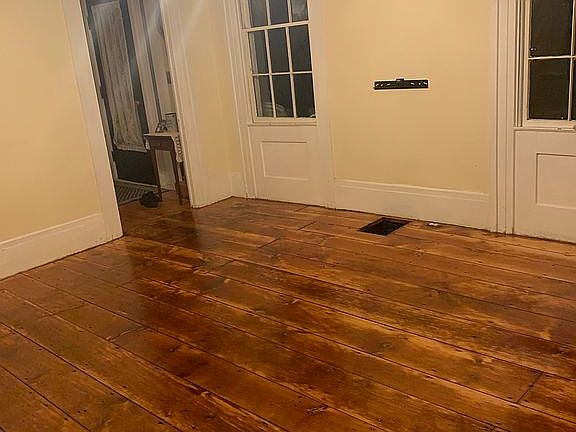 Orig. wide-plank pine floors