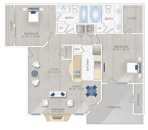 Floor plan LE FLORENCE (B2)