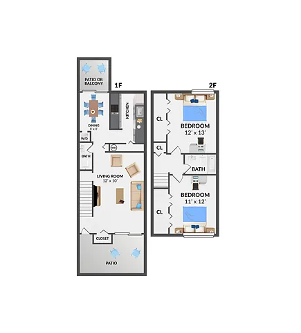 Floor plan 2C