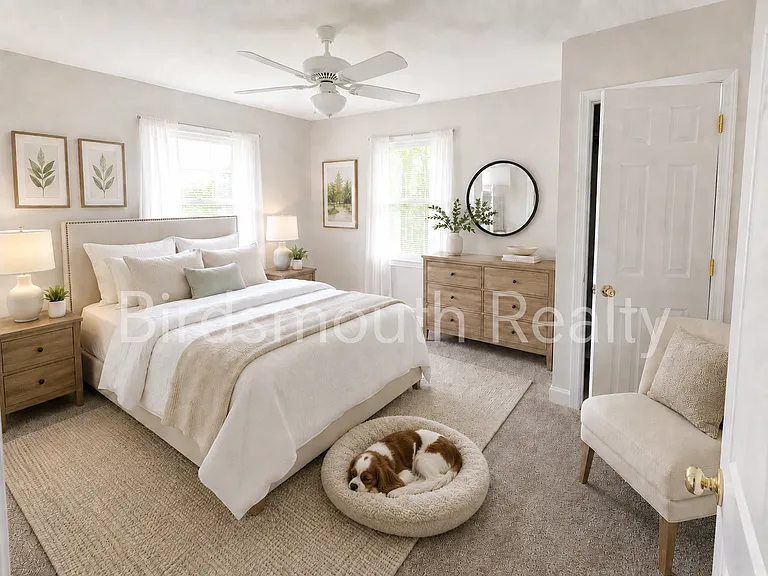 2662 White Oak bedroom 2. AI generated interior design