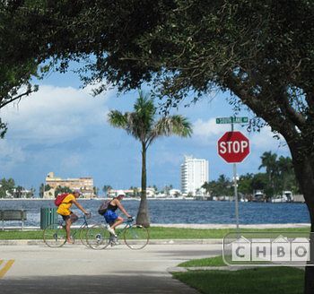 Our neighborhood of South Lake -shows buildings on the beach