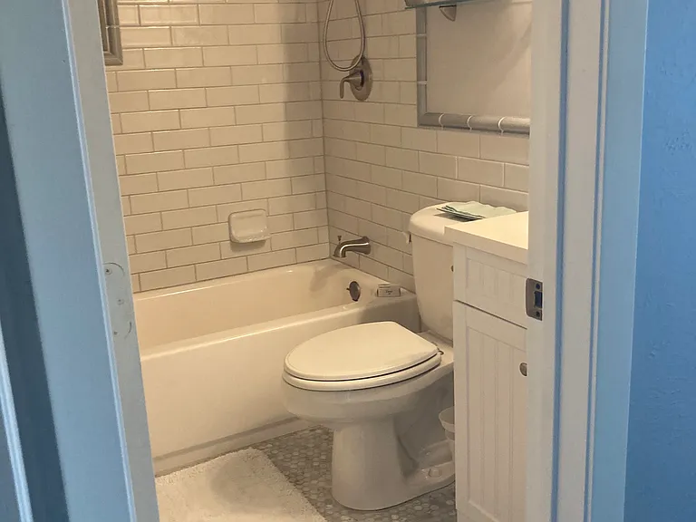 Hallway bathroom