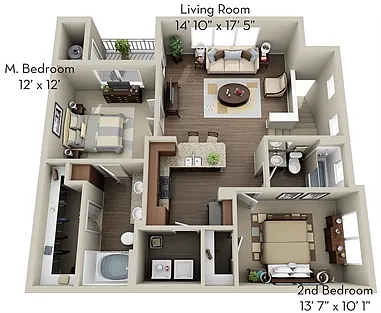 Floor plan B1U