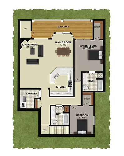 Floor plan The Meadow