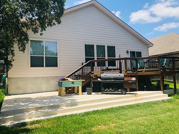 Concrete BBQ slab
