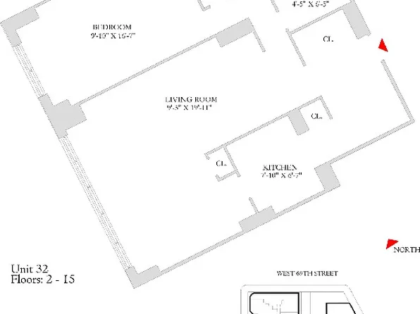 155 W 68th St APT 1232, New York, NY 10023