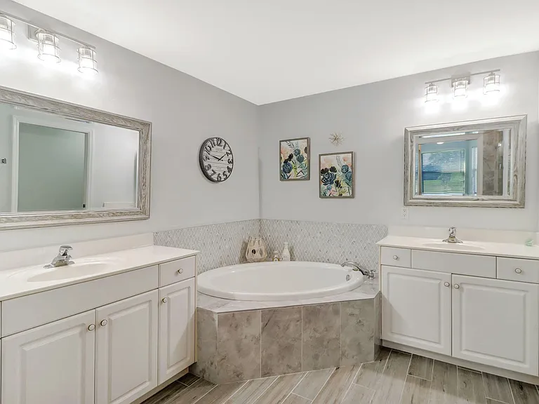 Newly remodeled master bathroom