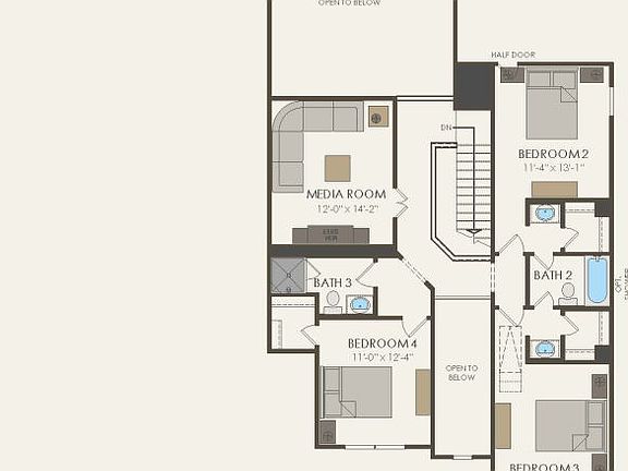 Second Floor 4 br 3.5 ba