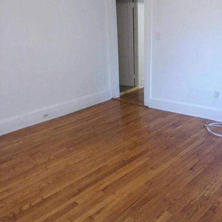 Living room 360 degree view looking to Hallway Bathroom door on left