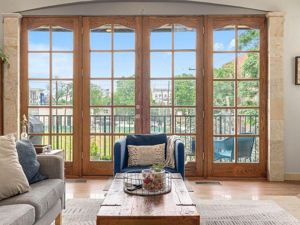 Living room French doors