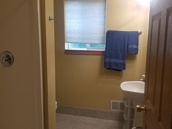 Lower bathroom with walk in shower