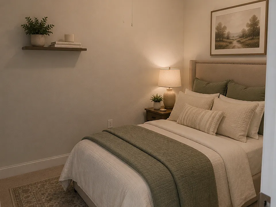 Virtually staged to illustrate furnishing possibilities.