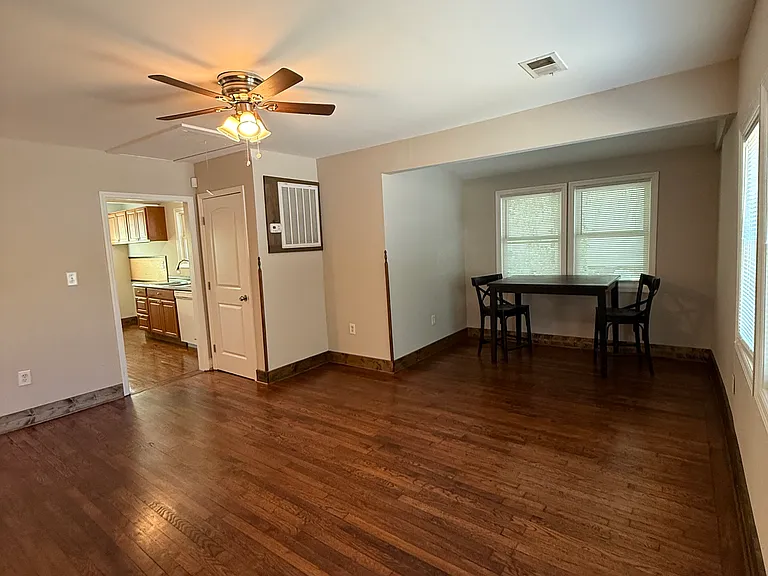 LIVING ROOM AND DINING AREA