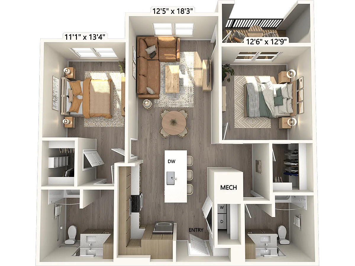 Floor plan B3ansi-Finish2-1103