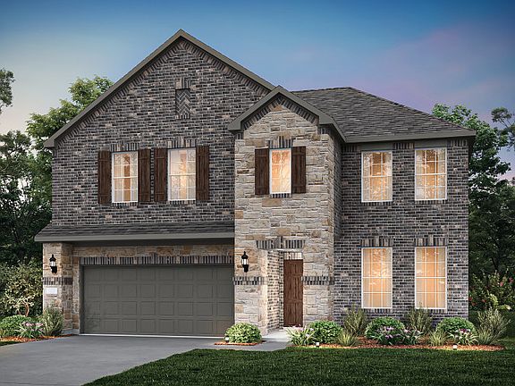 The Sweetwater, a two-story home with 2-car garage, shown with Home Exterior 35