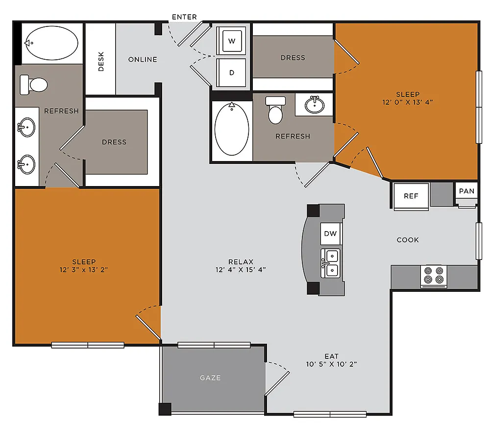 Floor plan B3
