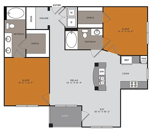 Floor plan B3