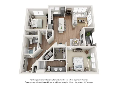 Floor plan B3