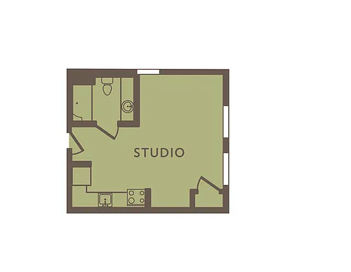 Floor plan Studio