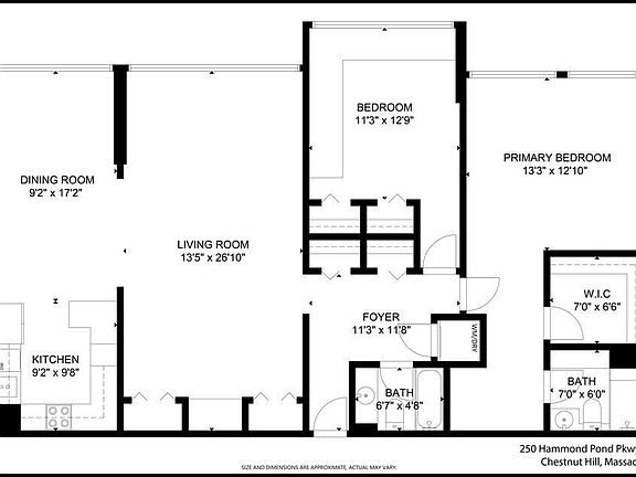 4th image of 250 Hammond Pond Pkwy APT 1506S