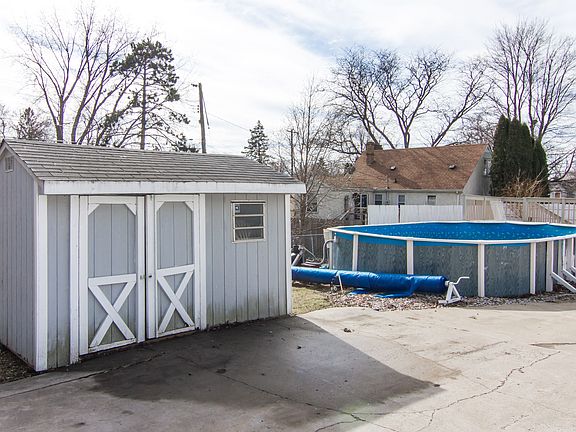 Pool and shed