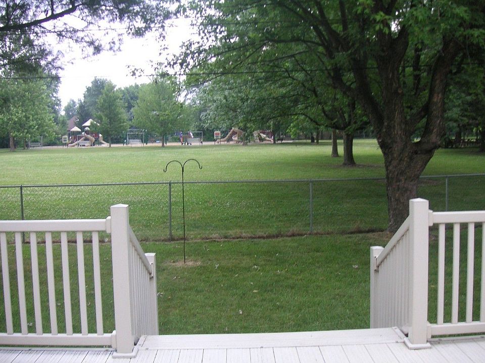 View from the back porch