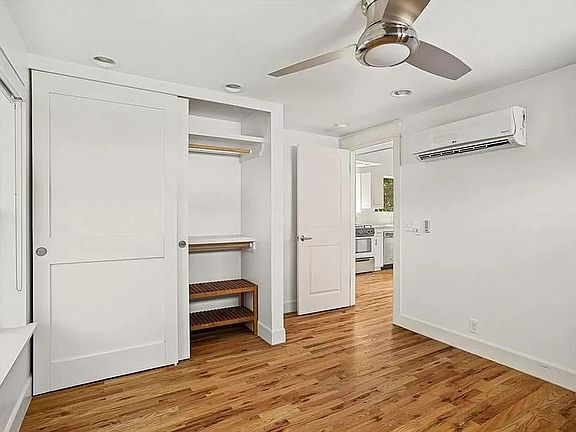 Bedroom on main floor with large closet.