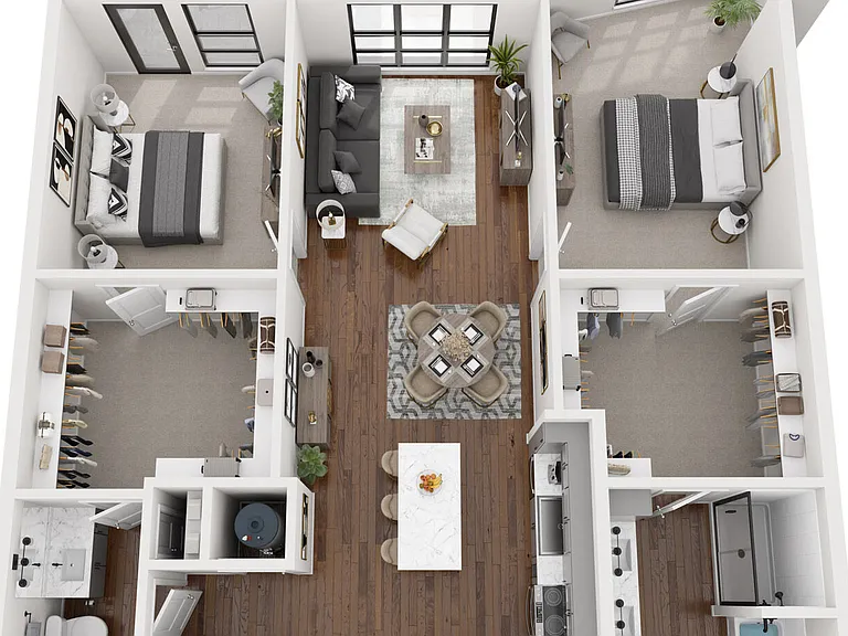 B7 floor plan Oxbow