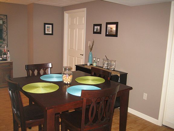 beautiful finished basement