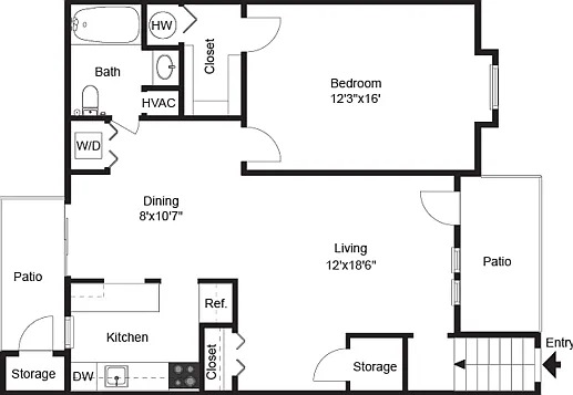 One Bedroom One Bedroom