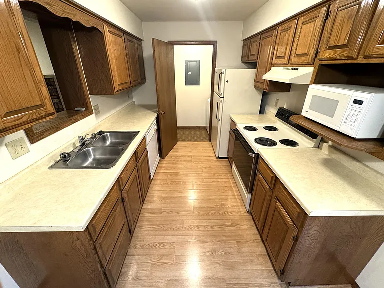 Laundry Closet in Kitchen