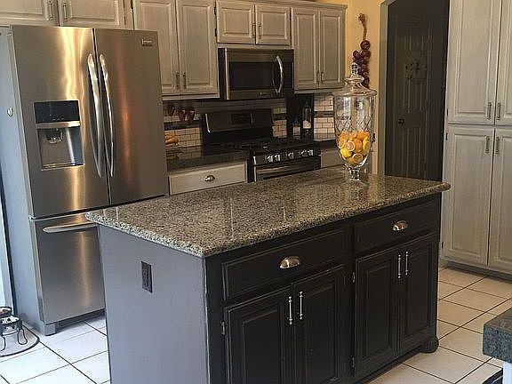 Large kitchen island
