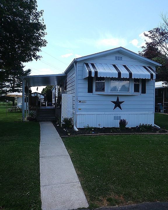 Front w/walk and porch