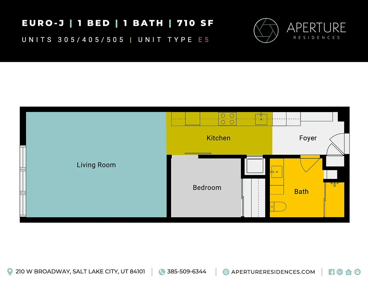 Floor plan 1x1 Euro-J