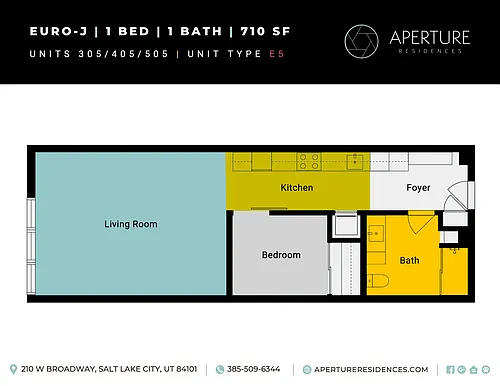 Floor plan 1x1 Euro-J