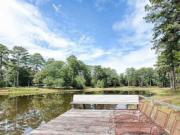 View of the pier on private lake