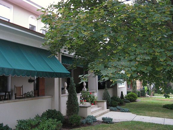 Front Porch with Awnings