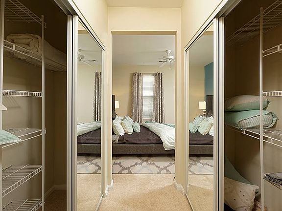 Spacious, walk-in closet