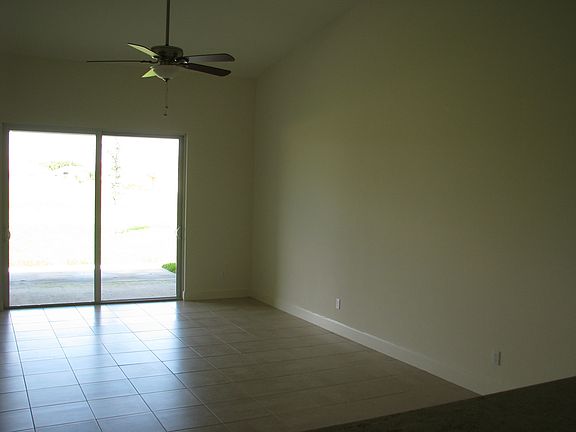 Spacious living area with vaulted ceilings